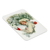 Magnet Flexible Snowball Fight (par Harrison Fisher) (Côté Droit)
