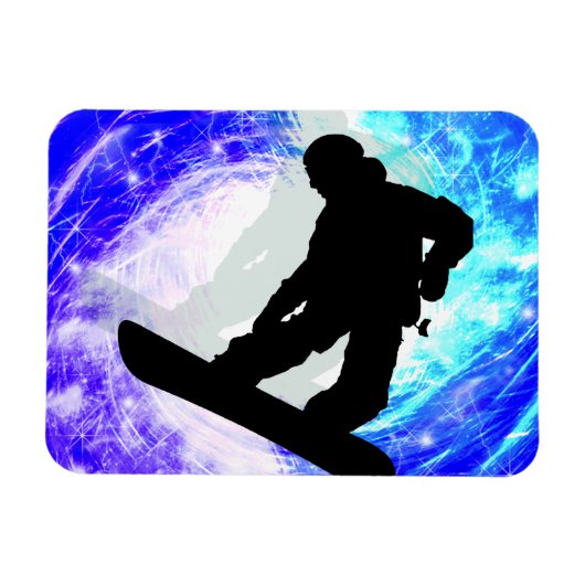Magnet Flexible Snowboarder (Horizontal)
