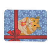 Magnet Flexible Snowflakes Christmas Hamster (Horizontal)