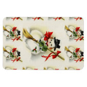 Magnet Flexible Snowman 009 (Horizontal)