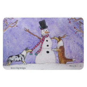 Magnet Flexible Snowman Bandits