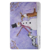 Magnet Flexible Snowman Bandits (Vertical)