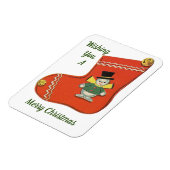 Magnet Flexible Snowman mignon Sur Aimant De Stockage (Côté Gauche)