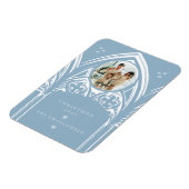 Magnet Flexible Snowy Gothique Hiver Fairytale Noël Photo (Côté Gauche)