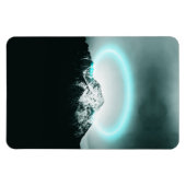 Magnet Flexible Snowy mountain mysterious blue neon light (Horizontal)