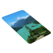 Magnet Flexible Snowy Mountain Turquoise Lake à Washington (Côté Droit)