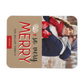 Magnet Flexible So Very Merry Holiday Photo (Horizontal)