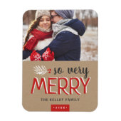 Magnet Flexible So Very Merry Holiday Photo (Vertical)