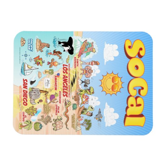 Magnet Flexible SoCal Paradise (Horizontal)