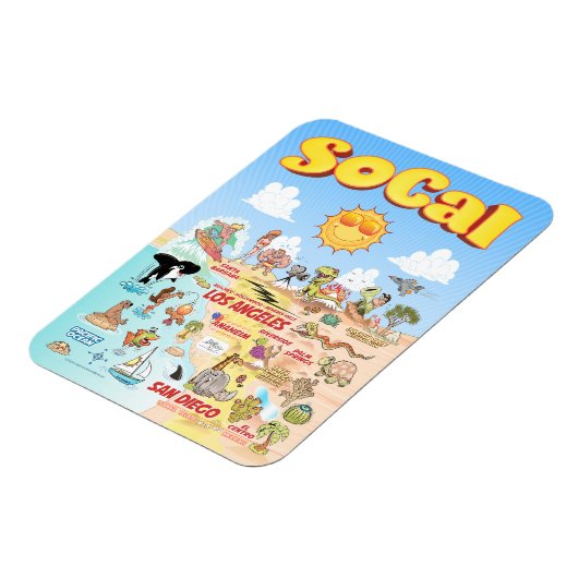 Magnet Flexible SoCal Paradise (Côté Gauche)