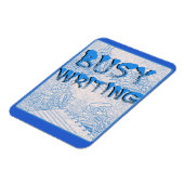 Magnet Flexible S'occuper Écrire Auteur Motivation Slogan (Côté Gauche)