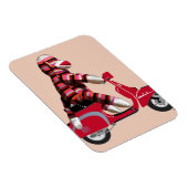 Magnet Flexible Sock Monkey sur Red Moped (Côté Droit)