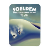 Magnet Flexible Soelden, vallée de l'Ötztal, Tyrol, Autriche Ski (Vertical)
