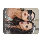 Magnet Flexible Sœurs modernes Créez votre propre script photo (Horizontal)