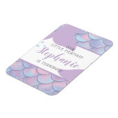 Magnet Flexible Soirée d'anniversaire de la sirène de mer (Côté Gauche)