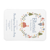 Magnet Flexible Soirée de grâce personnalisée (Horizontal)