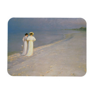 Magnet Flexible Soirée d'été sur la plage du sud de Skagen