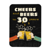Soirée Et Bières À 30 Anniversaire Rétro