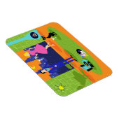 Magnet Flexible Soirée Romantique Rétro Couple Aimant Flexible (Côté Droit)