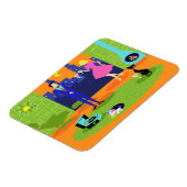 Magnet Flexible Soirée Romantique Rétro Couple Aimant Flexible (Côté Gauche)