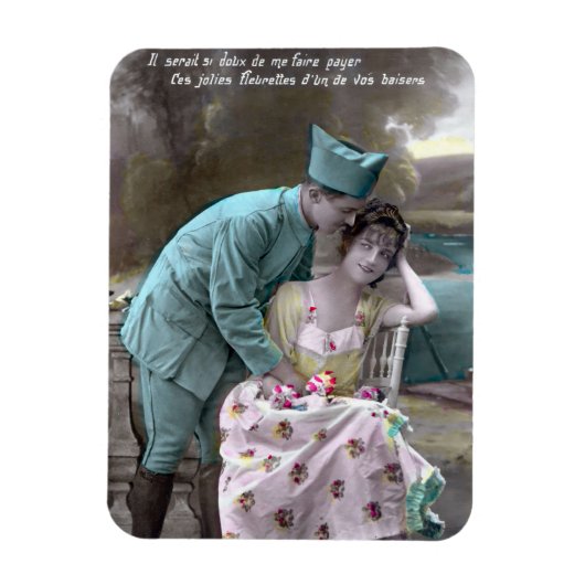 Magnet Flexible Soldat et amoureux (Vertical)