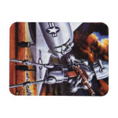 Magnet Flexible Soldats de robots militaires de science-fiction vi (Horizontal)