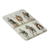 Magnet Flexible Soldats romains, détail de la plaque 2, classe 5 d (Côté Droit)