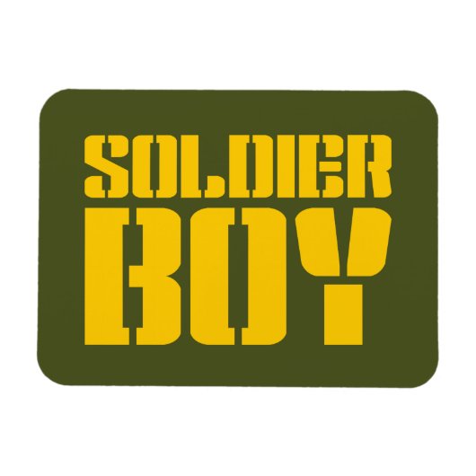 MAGNET FLEXIBLE SOLDIER GARY (Horizontal)