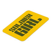 MAGNET FLEXIBLE SOLDIER GIRL (Côté Gauche)