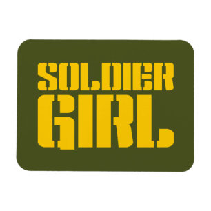 MAGNET FLEXIBLE SOLDIER GIRL