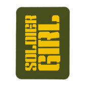 MAGNET FLEXIBLE SOLDIER GIRL (Vertical)