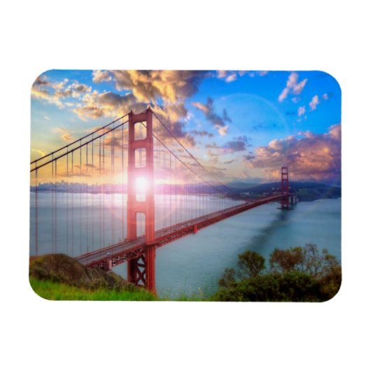 Magnet Flexible Soleil de Golden Gate (Horizontal)