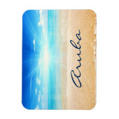 Magnet Flexible Soleil de la plage d'Aruba (Vertical)