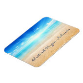 Magnet Flexible Soleil de la plage des îles Vierges britanniques (Côté Gauche)