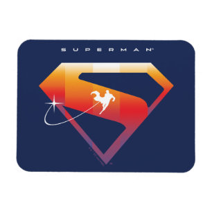 Magnet Flexible Soleil Tourner Superman Shield
