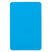 Magnet Flexible Solid Cyan Blue Background | Summer Minimal Style (Vertical)