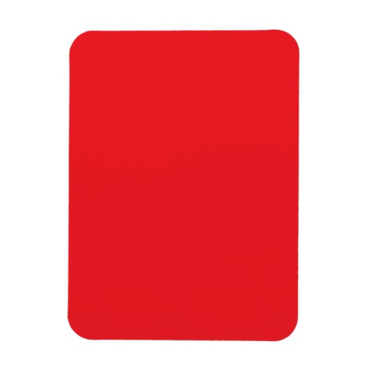 Magnet Flexible Solid Red Background  (Vertical)