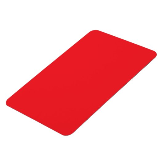 Magnet Flexible Solid Red Background  (Côté Gauche)