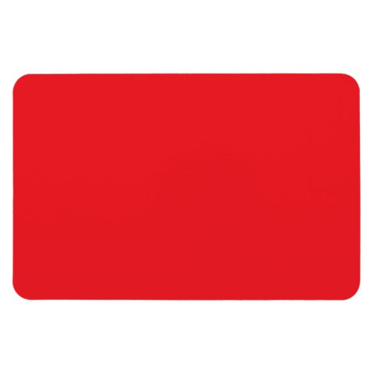 Magnet Flexible Solid Red Background  (Horizontal)