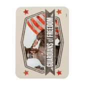 Magnet Flexible Solider-Guardian de la liberté (Vertical)