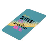 Magnet Flexible Solitude Introspection Introvert Nietzsche quote (Côté Gauche)