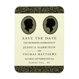 Magnet Flexible Son et sien collection de mariage de silhouette