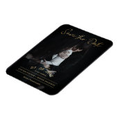 Magnet Flexible Sophisticated Golden Script Photo Mariage LGTB (Côté Gauche)