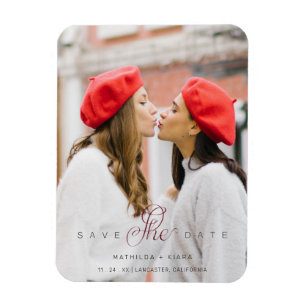 Magnet Flexible Sophisticated Photo Couple Lesbian Gay