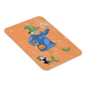 Magnet Flexible Sorcière avec chat (Côté Droit)
