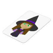 Magnet Flexible sorcière chibi (Côté Gauche)