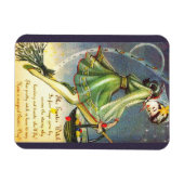 Magnet Flexible Sorcière de Pâques tombée (Horizontal)