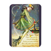 Magnet Flexible Sorcière de Pâques tombée (Vertical)