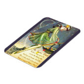 Magnet Flexible Sorcière de Pâques tombée (Côté Gauche)