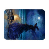 Magnet Flexible Sorcière par la mer Lune Flexible (Horizontal)